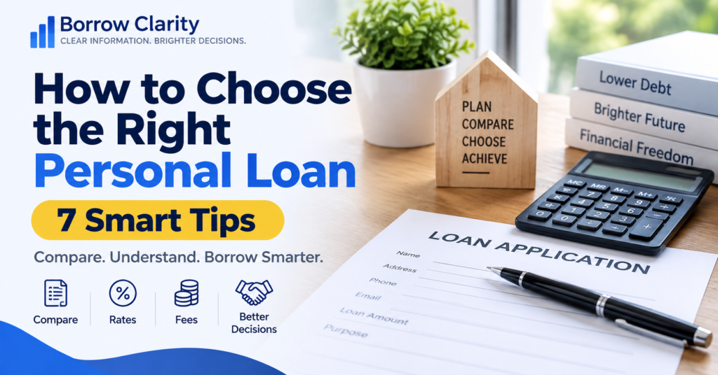 How to Choose the Right Personal Loan
