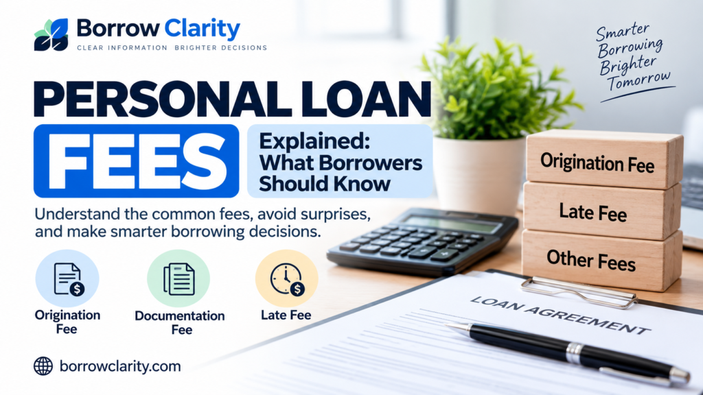 Personal loan fees explained