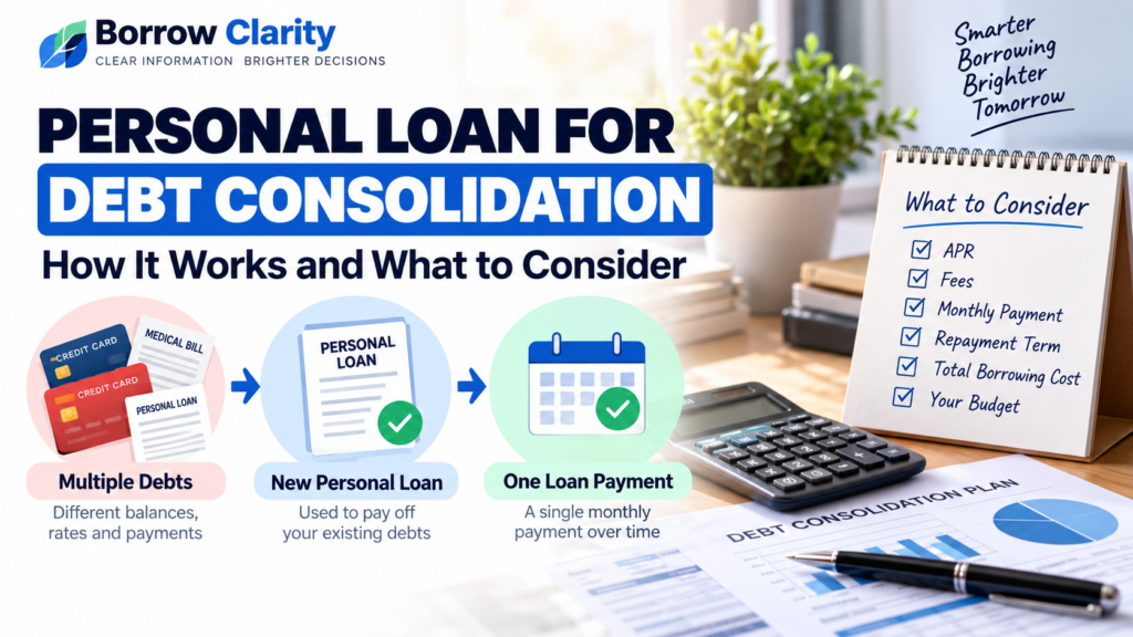 Personal loan for debt consolidation