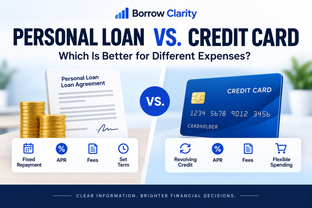 Personal loan vs credit card